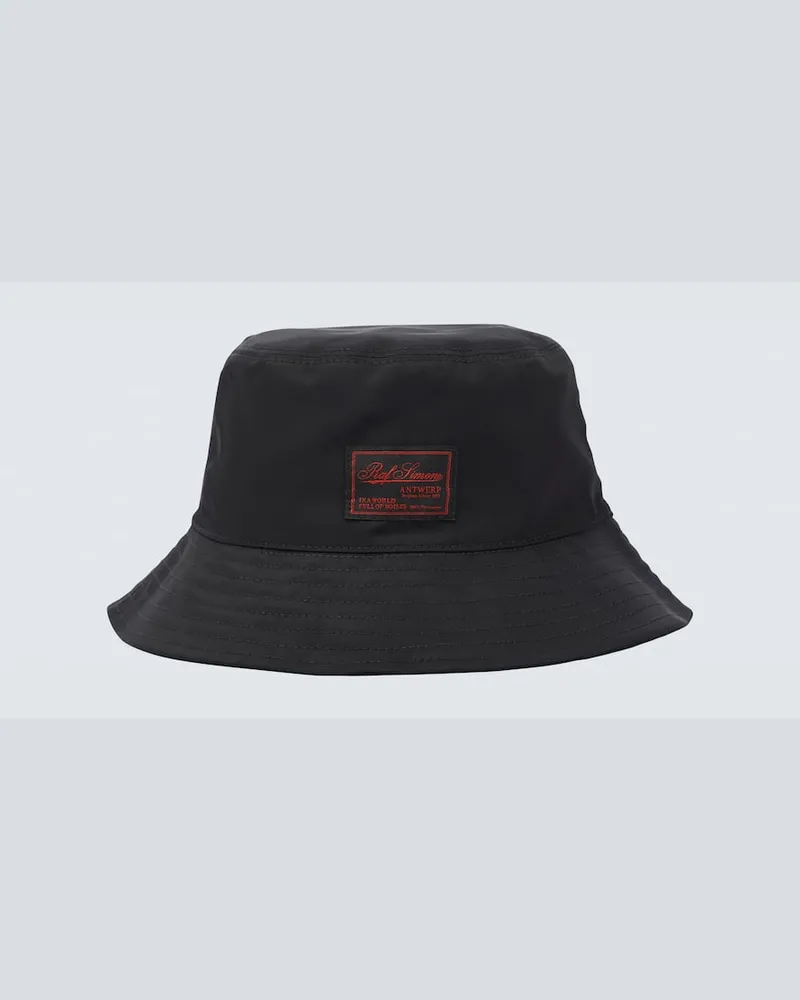 Raf Simons Wendbarer Hut Schwarz