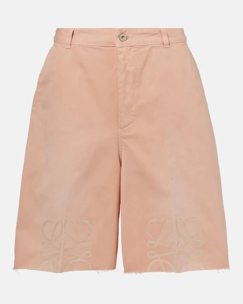 Loewe Paula's Ibiza Bermuda-Shorts Anagram Pink
