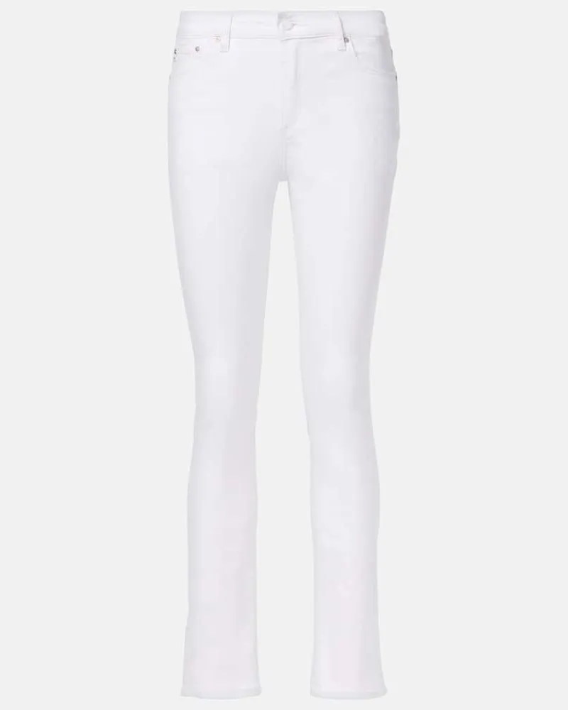 Adriano Goldschmied High-Rise Flared Jeans Mari Weiß