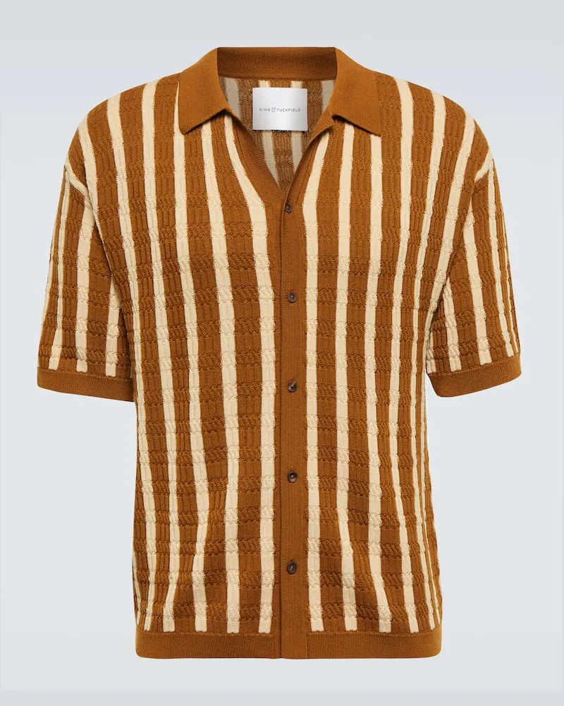 King & Tuckfield Hemd aus Wolle Multicolor