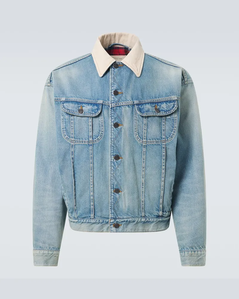 The Row Jeansjacke Joret mit Cord Blau