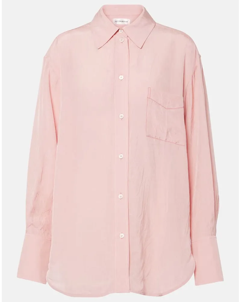 Victoria Beckham Oversize-Hemd Pink
