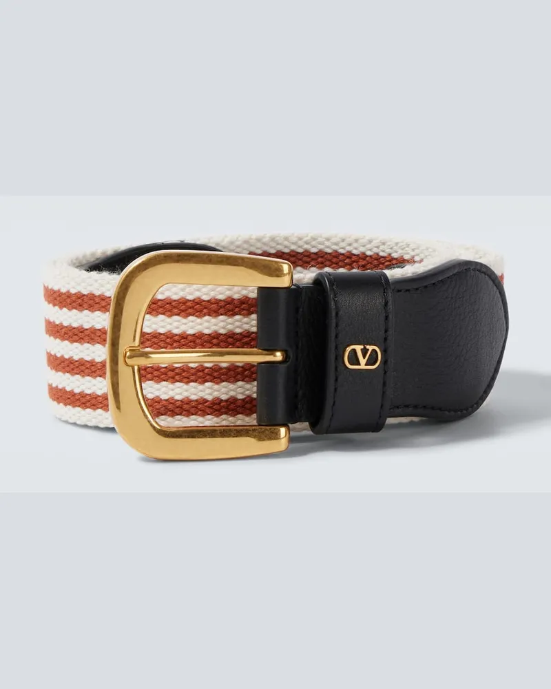 Valentino Garavani Gürtel mit Leder Multicolor
