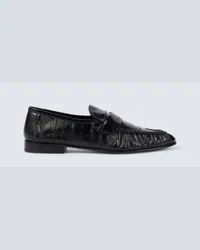 The Row Loafers aus Leder Schwarz