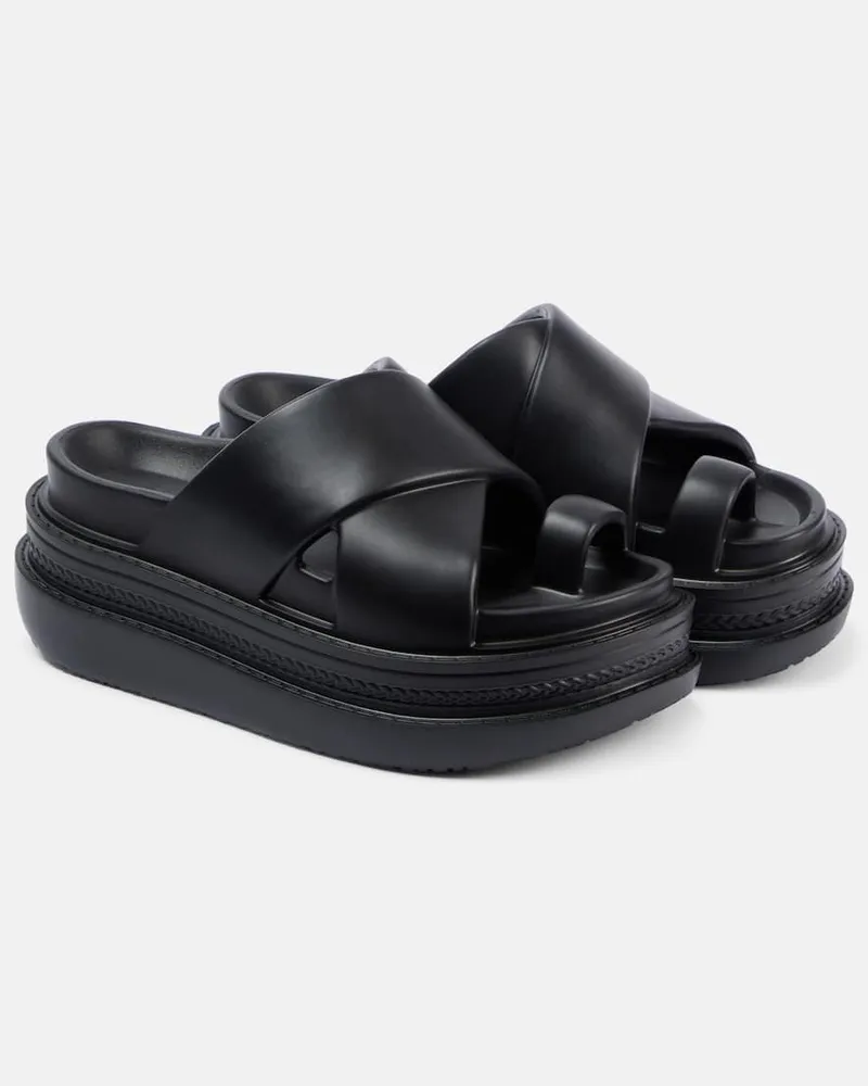 Sacai Plateausandalen Schwarz
