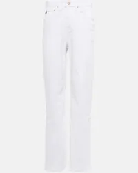 Adriano Goldschmied High-Rise Wide-Leg Jeans Weiss