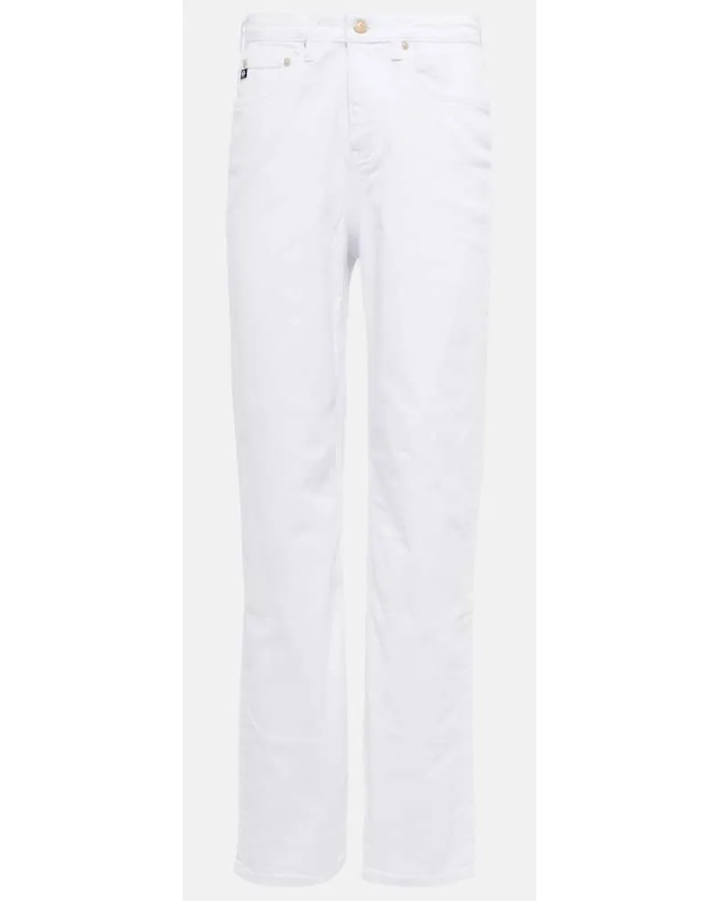 Adriano Goldschmied High-Rise Wide-Leg Jeans Weiss