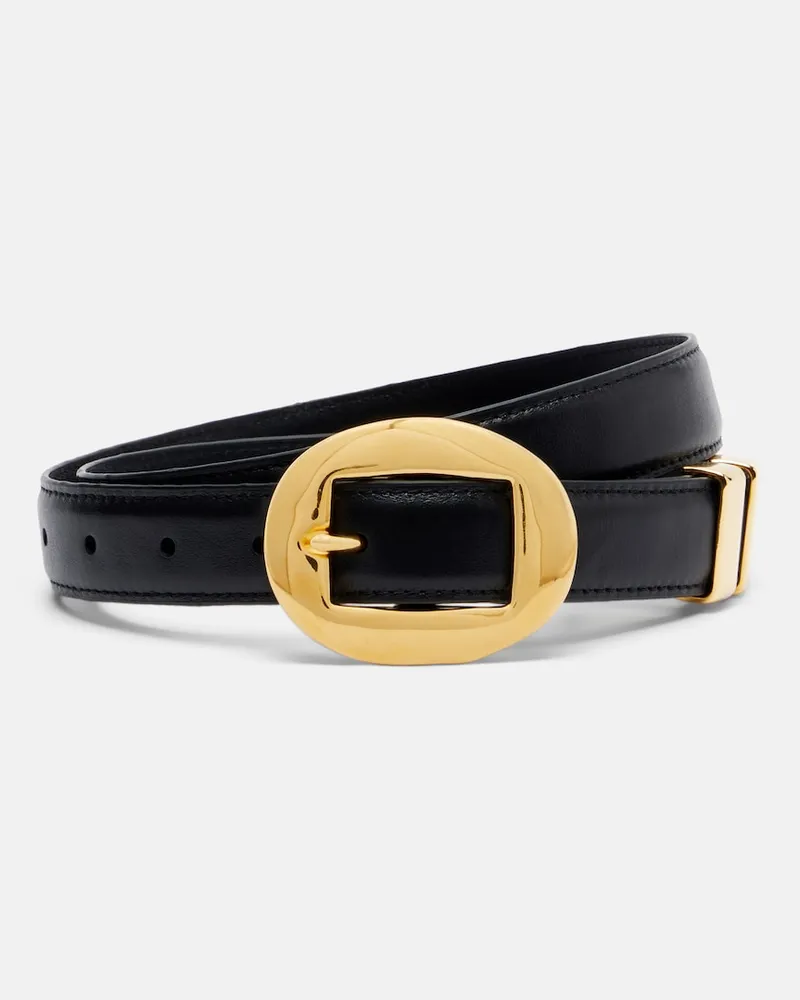 Altuzarra Gürtel Vintage aus Leder Schwarz