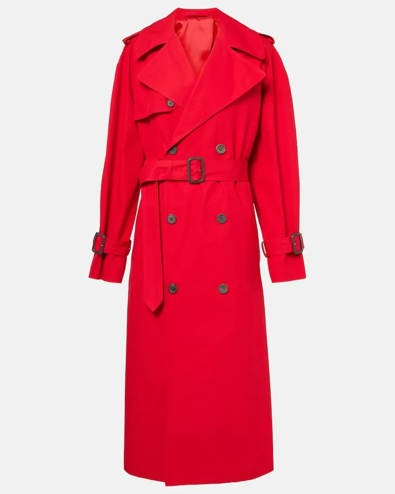 WARDROBE.NYC Trenchcoat aus Baumwolle Rot