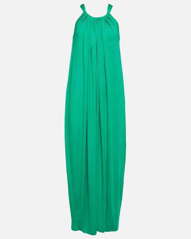 Velvet Maxikleid Cheyenne aus Jersey Grün