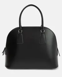 The Row Tote Nina Small aus Leder Schwarz