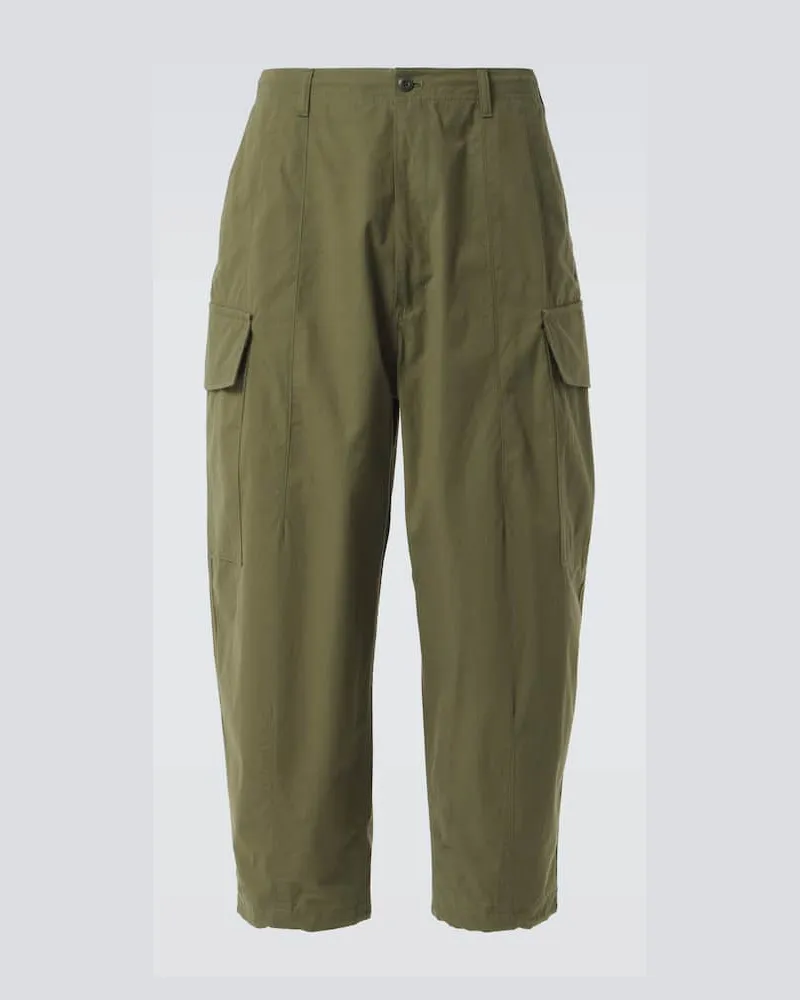 Comme des Garçons Comme des Garçons Homme Cropped-Cargohose aus Baumwolle Grün