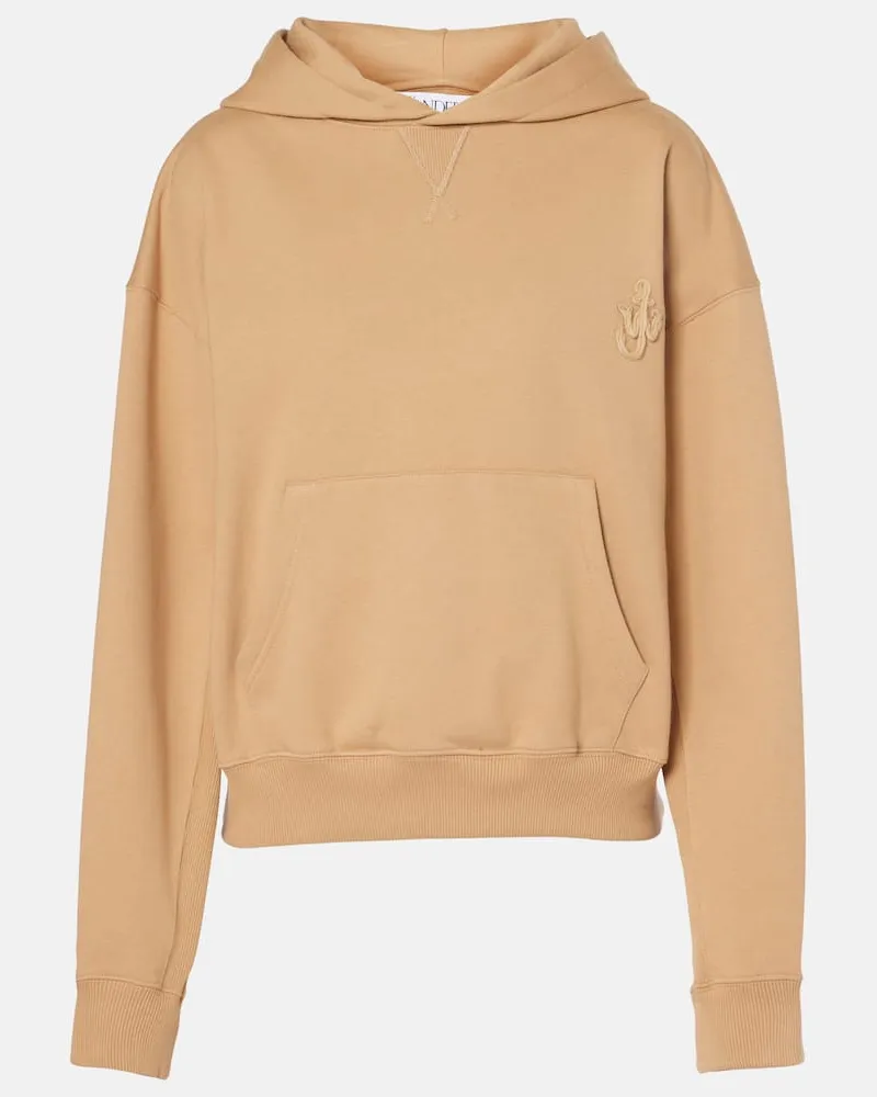 J.W.Anderson Hoodie aus Baumwoll-Jersey Beige