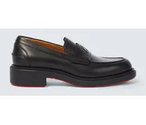 Loafers aus Leder