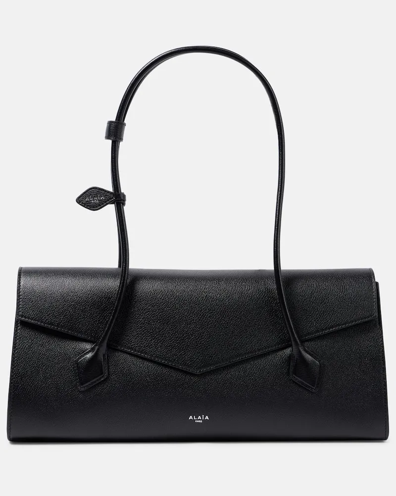 Alaïa Alaïa Schultertasche Le Teckel aus Leder Schwarz