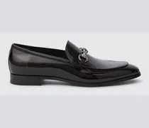 Loafers Horsebit aus Lackleder