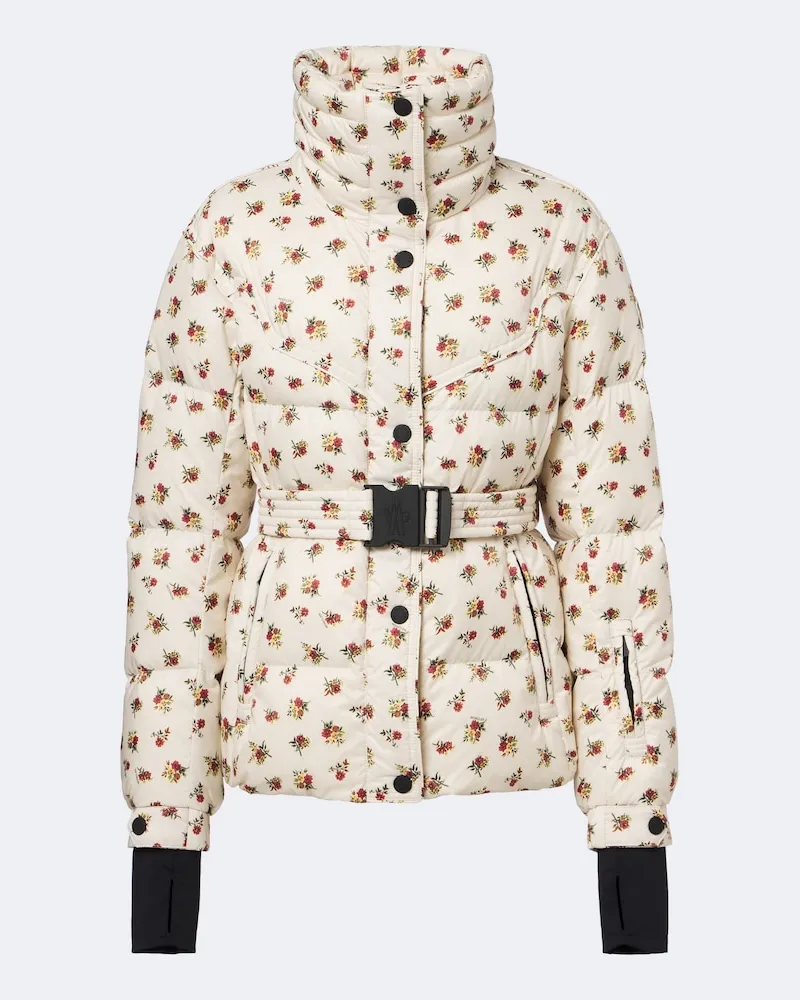Moncler Skijacke aus Daunen Beige