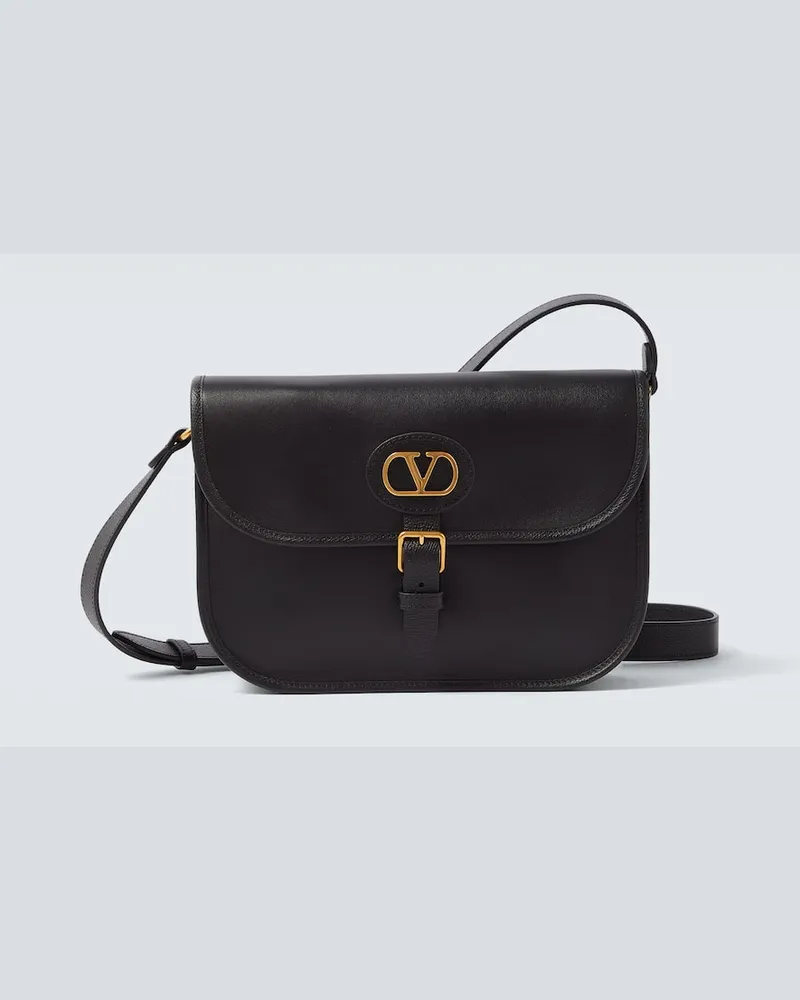 Valentino Garavani Crossbody Bag Antibes VLogo aus Leder Schwarz
