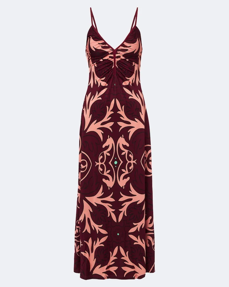 Johanna Ortiz Bedrucktes Maxikleid Nuestra Tierra Multicolor