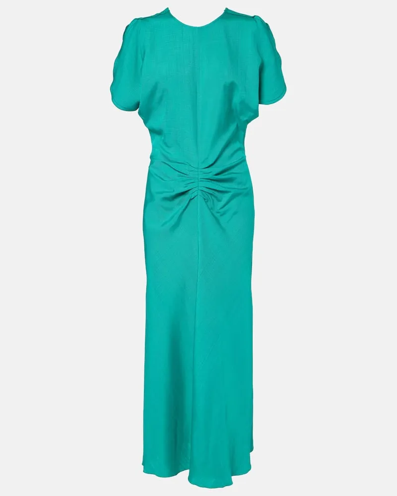 Victoria Beckham Midikleid Grün