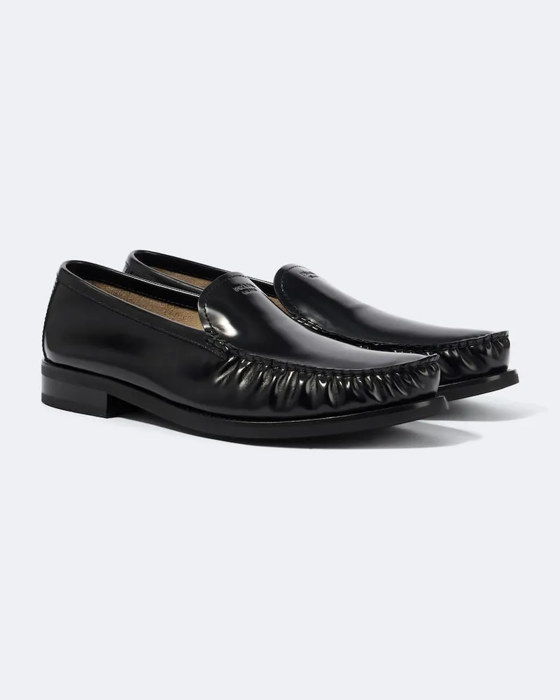 Prada Loafers aus Leder Schwarz