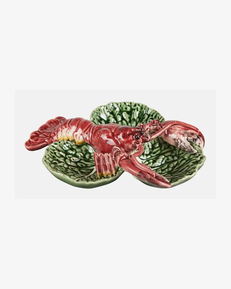 Bordallo Pinheiro Vorspeisenteller Cabbage With Lobsters Small Multicolor