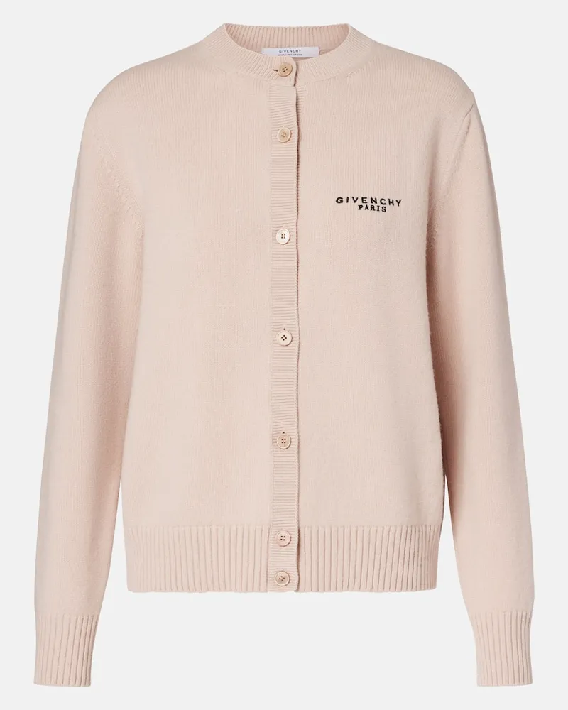 Givenchy Cardigan aus Wolle und Kaschmir Rosa