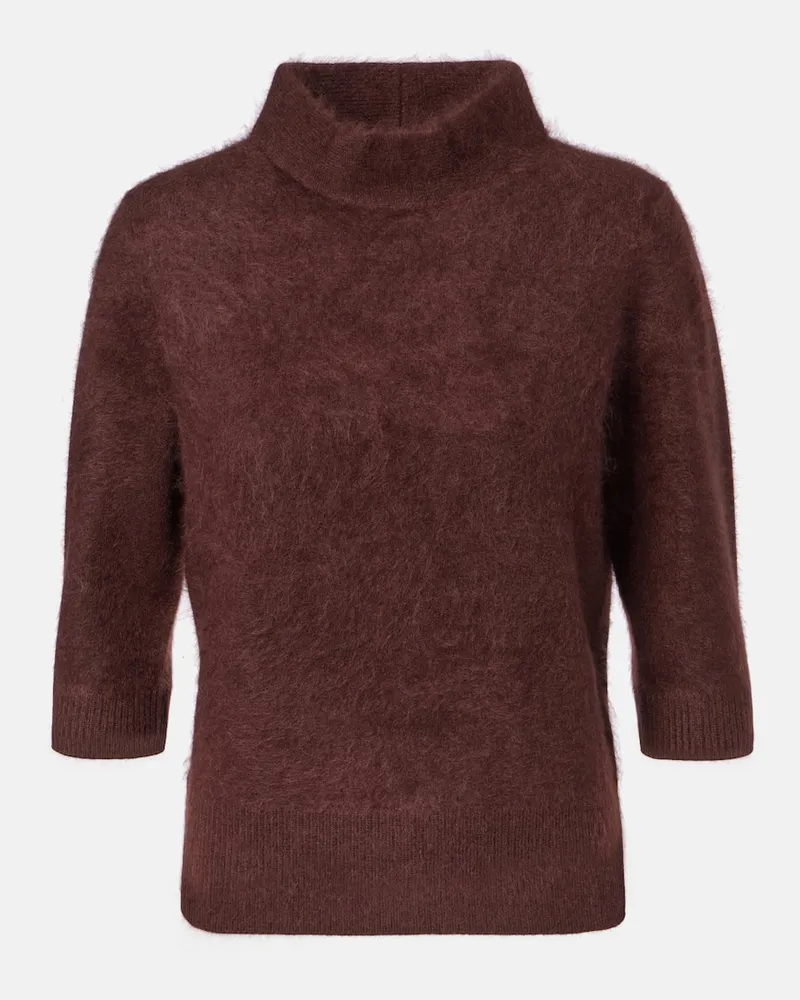 Dorothee Schumacher Pullover Fluffy Statement Braun