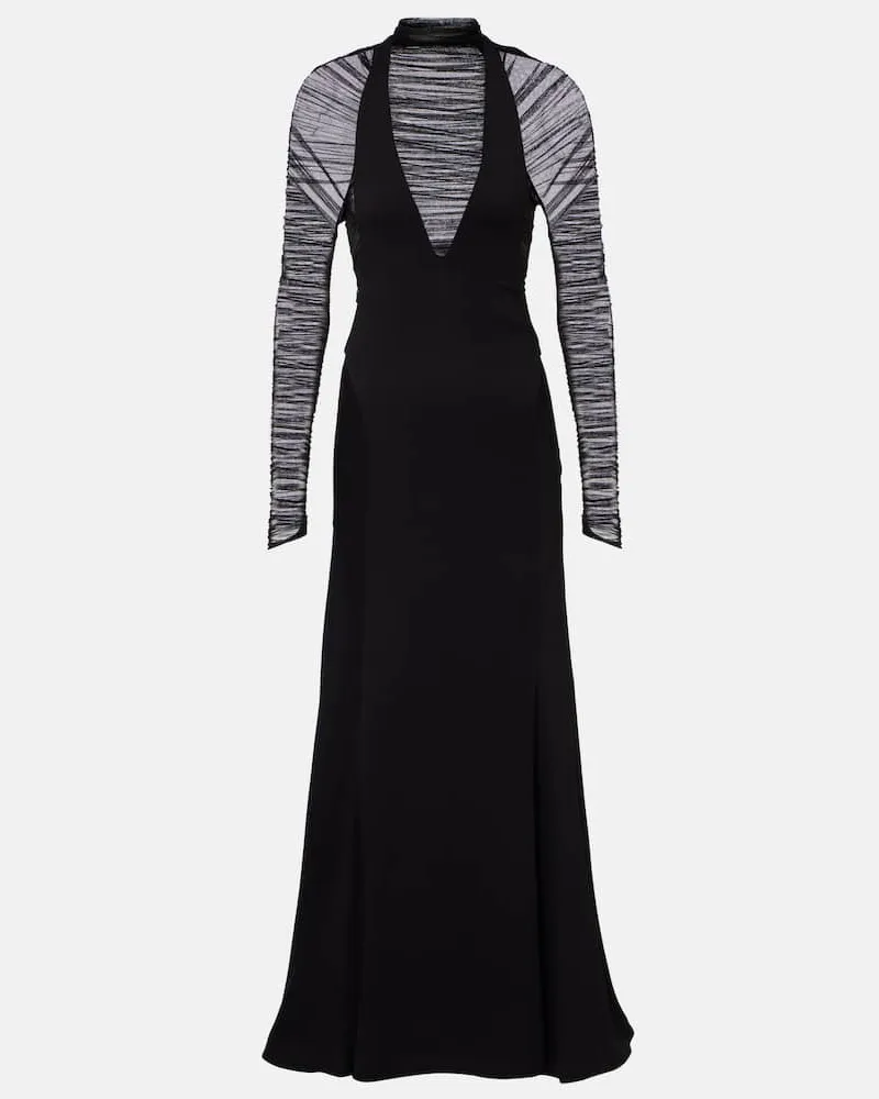 Christopher Esber Maxikleid Uma Schwarz