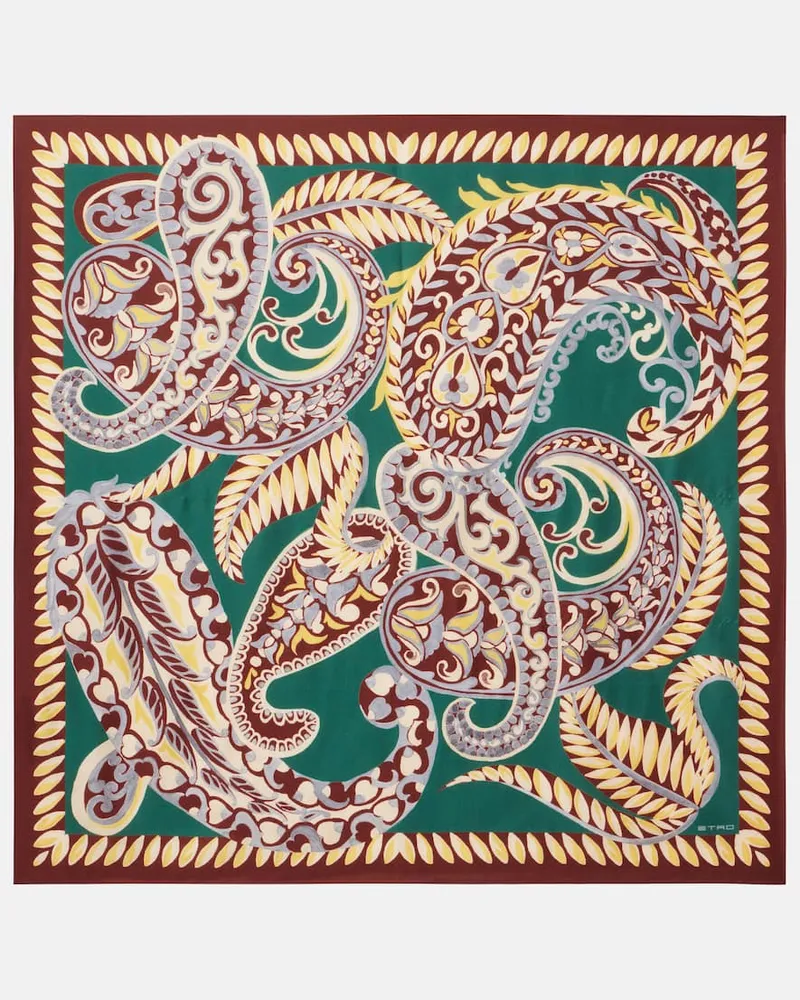 Etro Tuch aus Seide Multicolor