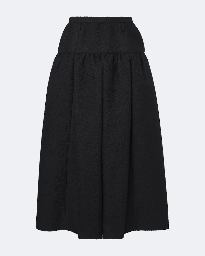 Dolce & Gabbana Midirock aus einem Wollgemisch Schwarz