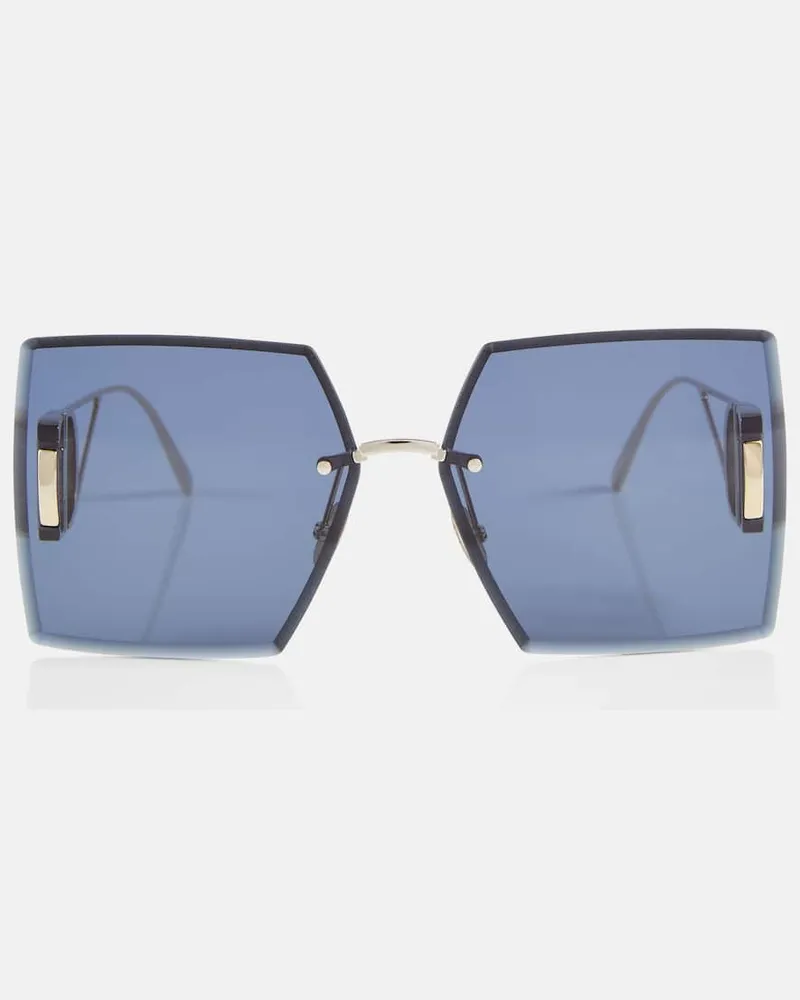 Dior Eckige Sonnenbrille 30Montaigne S7U Blau