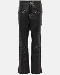 Bogner Skihose Tory aus Lederimitat Schwarz