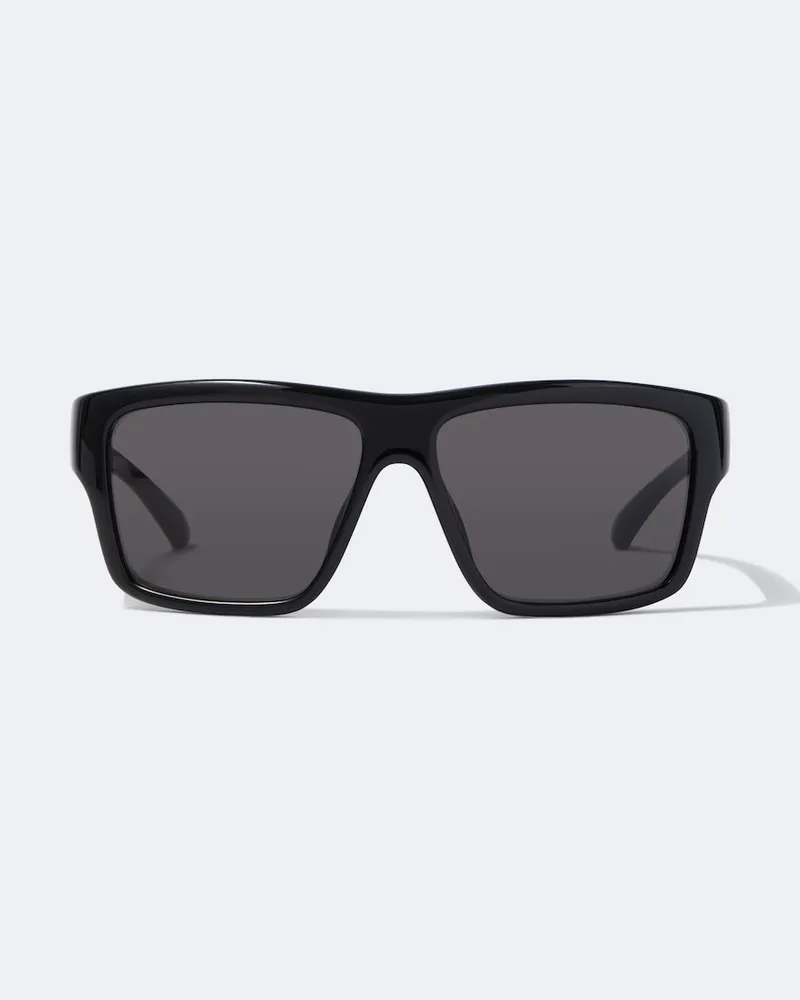Gucci Flat-Top-Sonnenbrille Schwarz