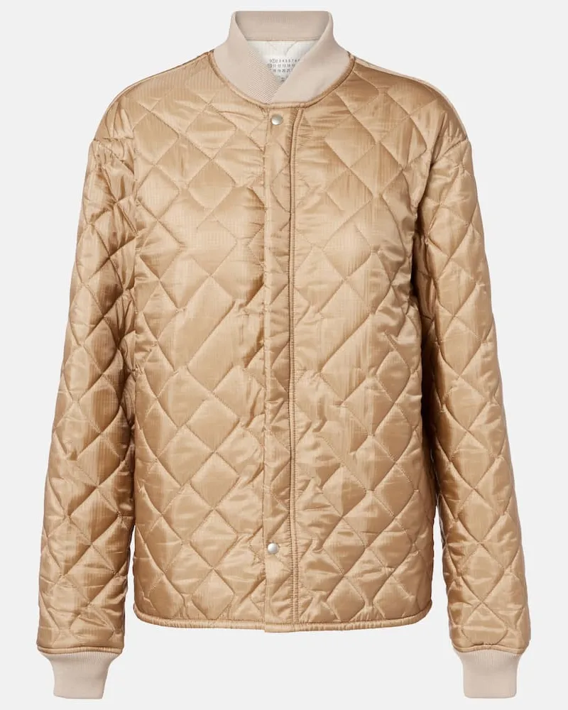 Maison Margiela Wendbare Steppjacke Beige
