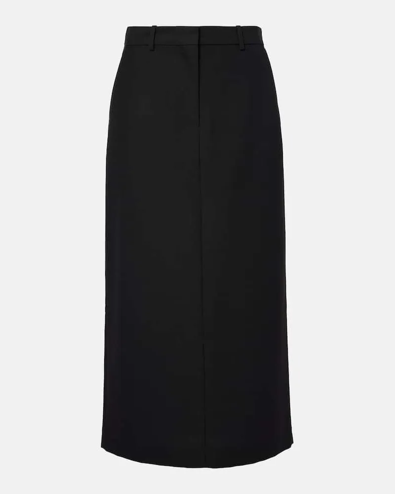 Totême Low-Rise-Maxirock Schwarz
