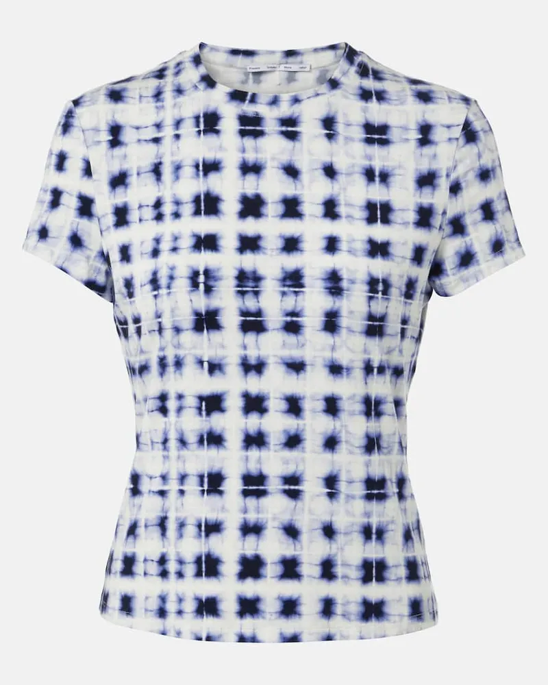 Proenza Schouler White Label Bedrucktes T-Shirt Parson Weiß