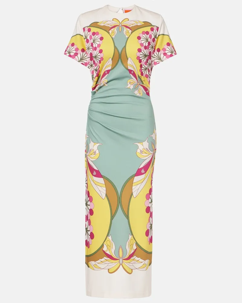 La DoubleJ Midikleid Lela aus Jersey Weiß