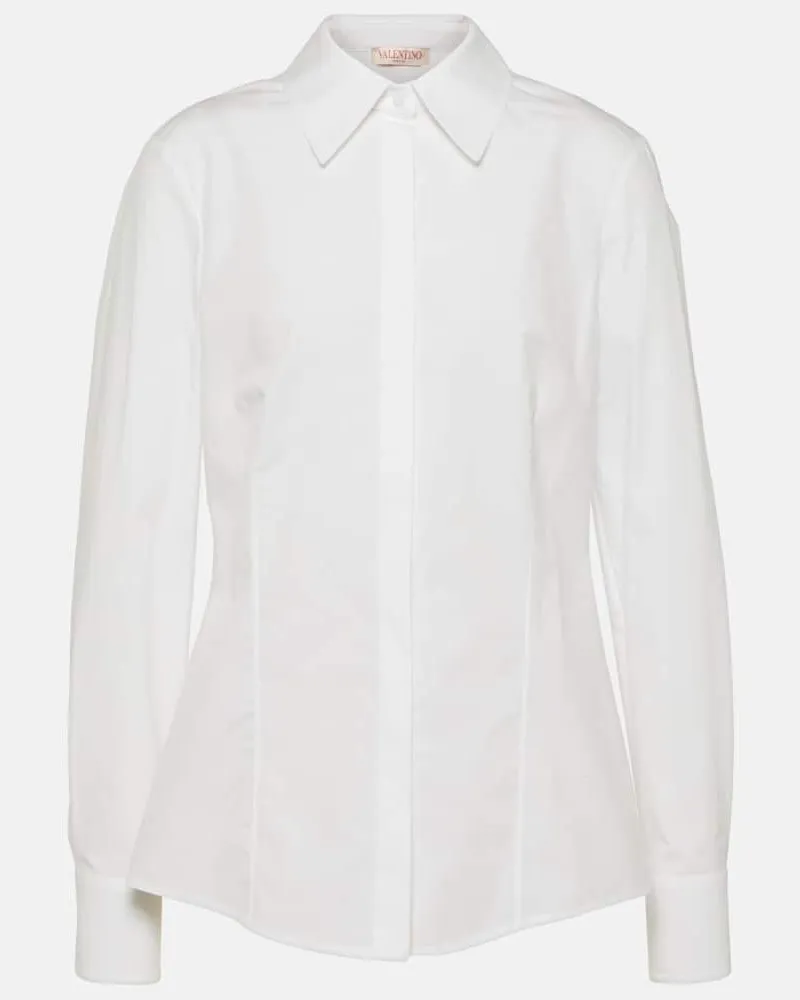 Valentino Garavani Hemd aus Baumwolle Weiß