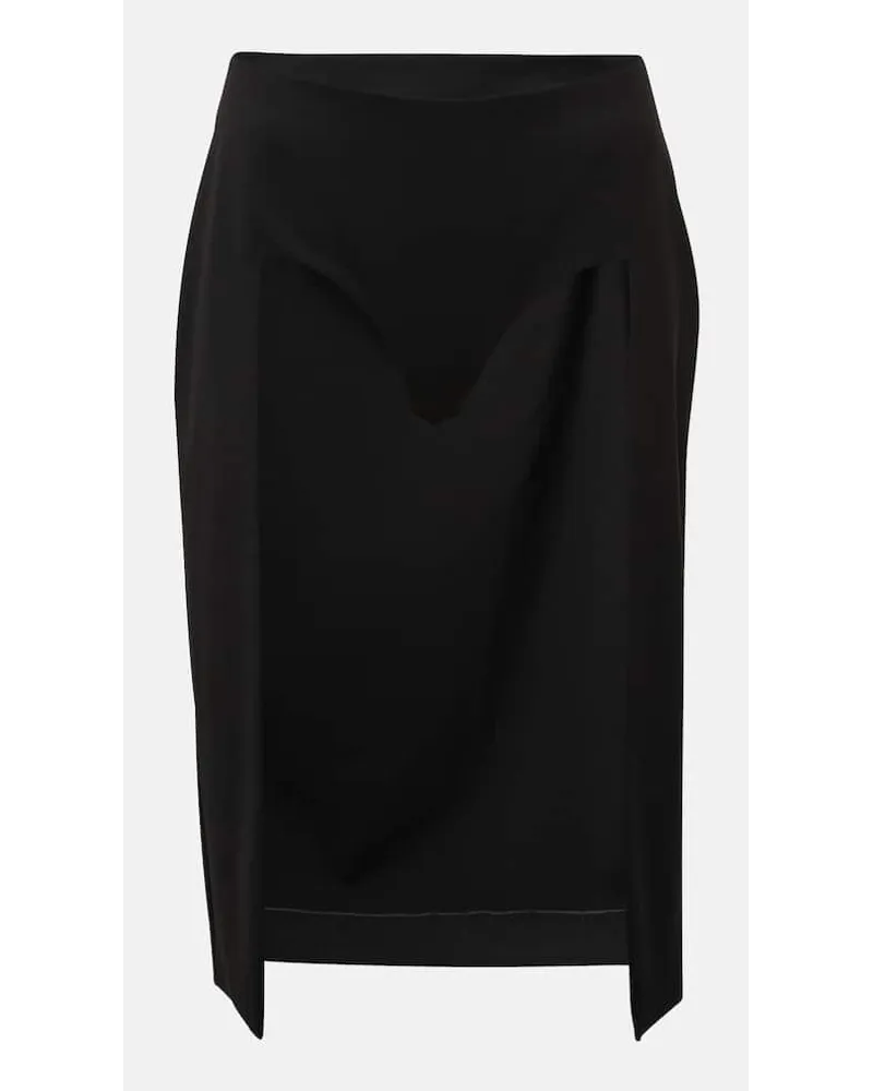 Jean Paul Gaultier X Lotta Volkova High-Rise Shorts Schwarz