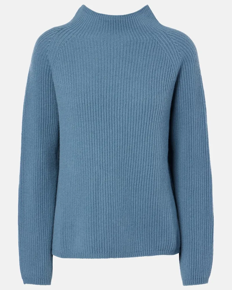 Max Mara Pullover Elica aus Wolle und Kaschmir Blau