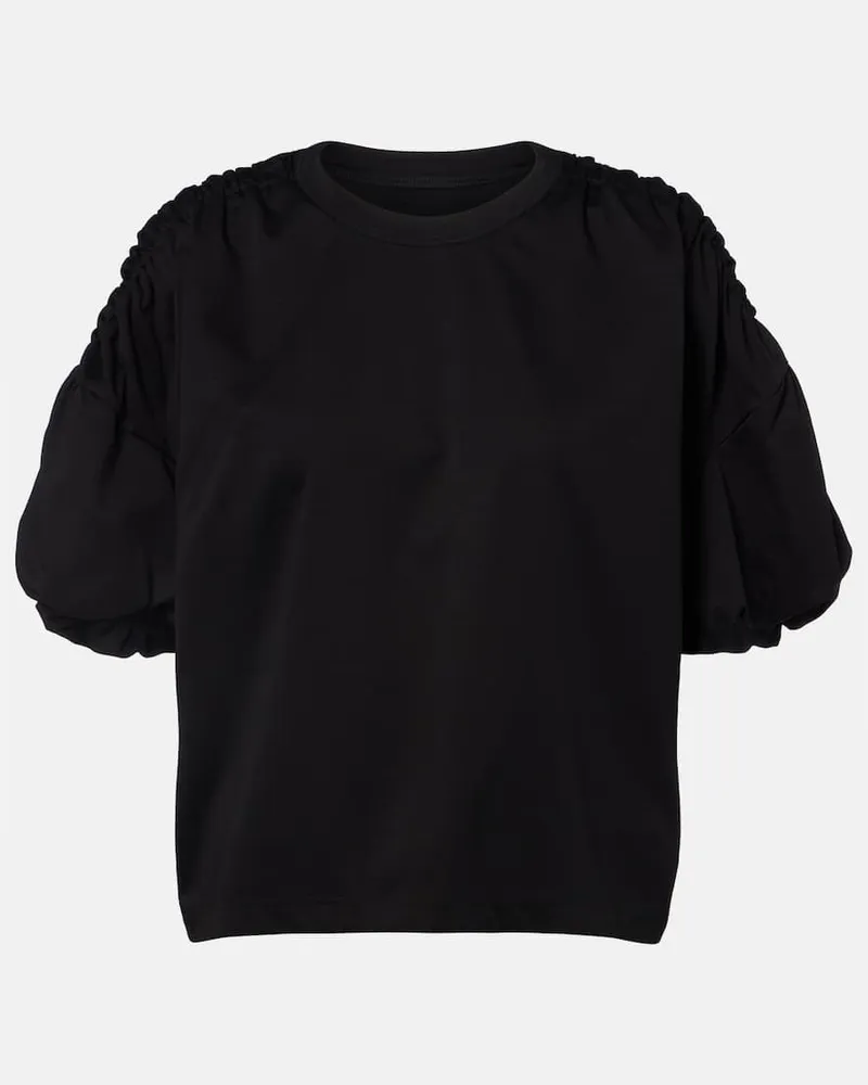 Noir Kei Ninomiya T-Shirt aus Baumwoll-Jersey Schwarz