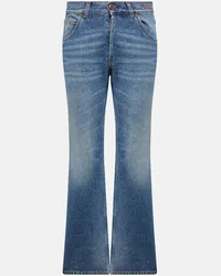 Chloé Chloe High-Rise Straight Jeans Blau