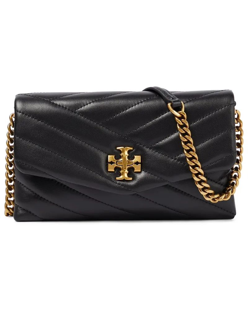 Tory Burch Schultertasche Kira aus Leder Schwarz