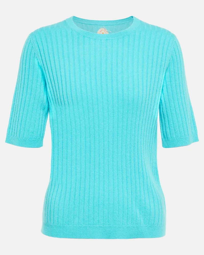 Jardin des Orangers Pullover aus Kaschmir Blau