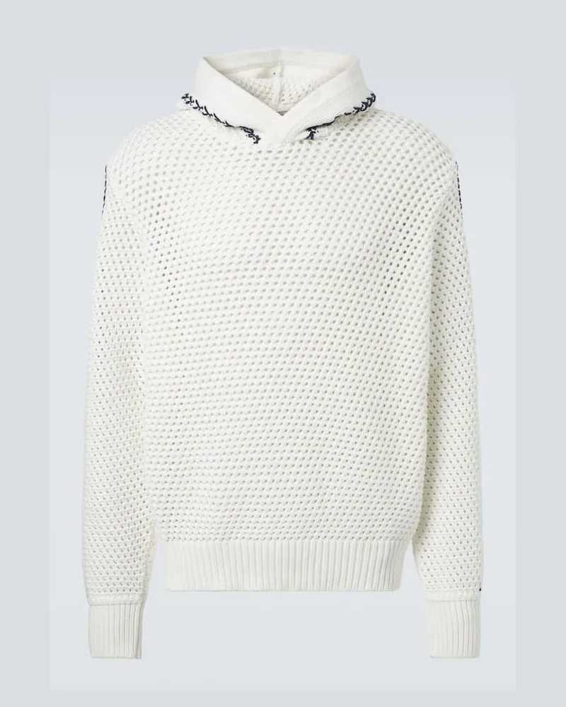 Orlebar Brown Hoodie Kirk aus Häkelstrick Multicolor