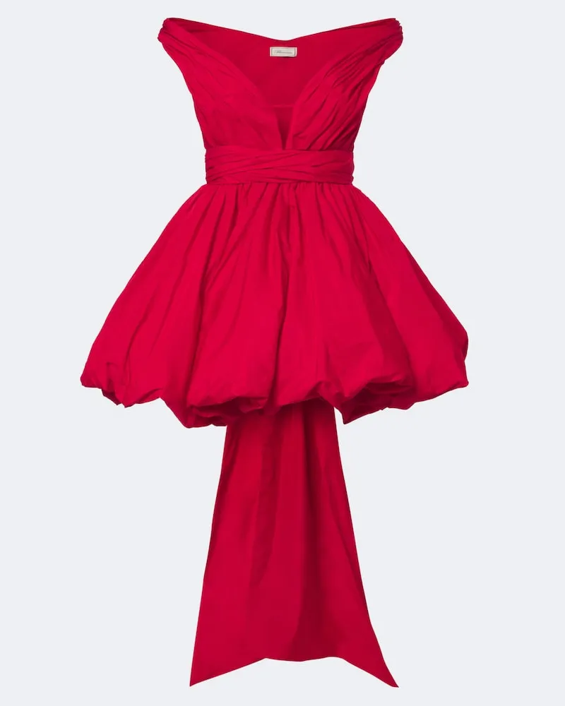 Blumarine Off-Shoulder Minikleid Rot