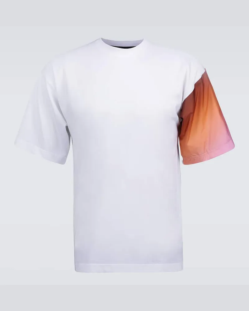Prada T-Shirt aus Baumwolle Weiß