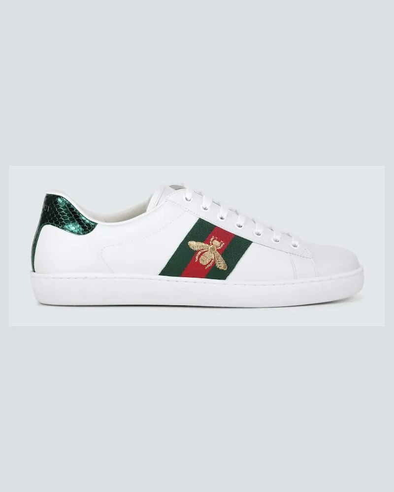 Gucci Sneakers Ace aus Leder Weiß