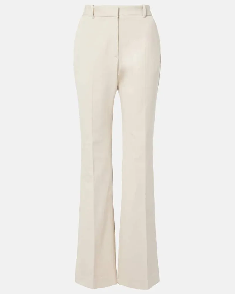Joseph Mid-Rise-Schlaghose Tafira aus Gabardine Blau